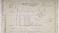 Object Map of several premises between Essex St. and Wellington Quay, part of the Estate of the City of Dublincover