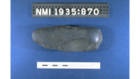 Object ISAP 02074, photograph of face 1 of stone axecover