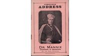 Object 'Complete Address of Dr. Mannix / Archbishop of Melbourne / on the Irish situation.'cover picture