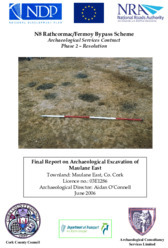 Object Archaeological excavation report,  03E1286 Maulane East 1,  County Cork.cover