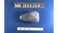 Object ISAP 03400, photograph of face 2 of stone axehas no cover