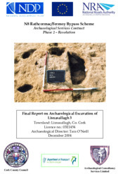 Object Archaeological excavation report,  03E1454 Lisnasallagh 3,  County Cork.has no cover picture