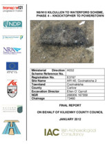 Object Archaeological excavation report, E3767 Coolnakisha 2,   County Kilkenny.cover picture