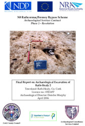 Object Archaeological excavation report,  03E1457 Rath-Healy 2,  County Cork.has no cover