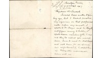 Object Letter from Thomas Ashe to Dr. Brian Cusackcover