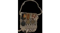 Object Woven pouch and medals.cover picture